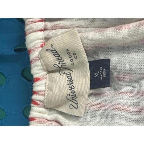 Universal Thread white and red cotton embroidered off-shoulder top Size XL - Picture 5 of 5